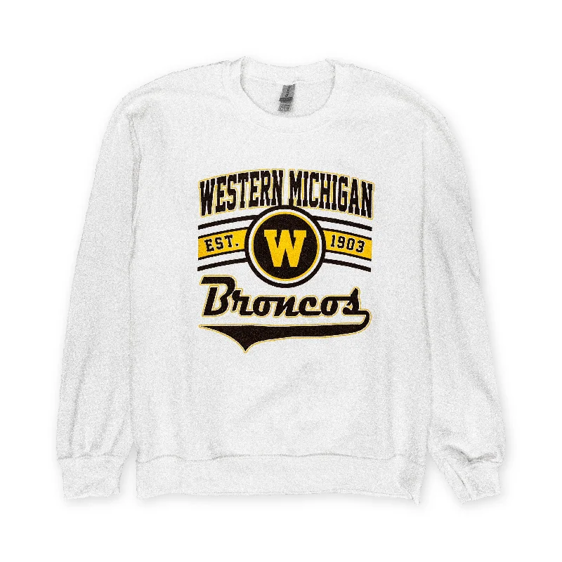 The Best Deal Western Michigan Broncos Retro Crewneck