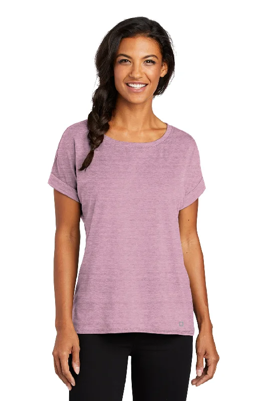 Overstock Sale Ogio Womens Luuma Jersey Moisture Wicking Short Sleeve Crewneck T-Shirt - Heather Lilac Pink - Closeout Overstock Sale Ogio Womens Luuma Jersey Moisture Wicking Short Sleeve Crewneck T-Shirt - Heather Lilac Pink - Closeout