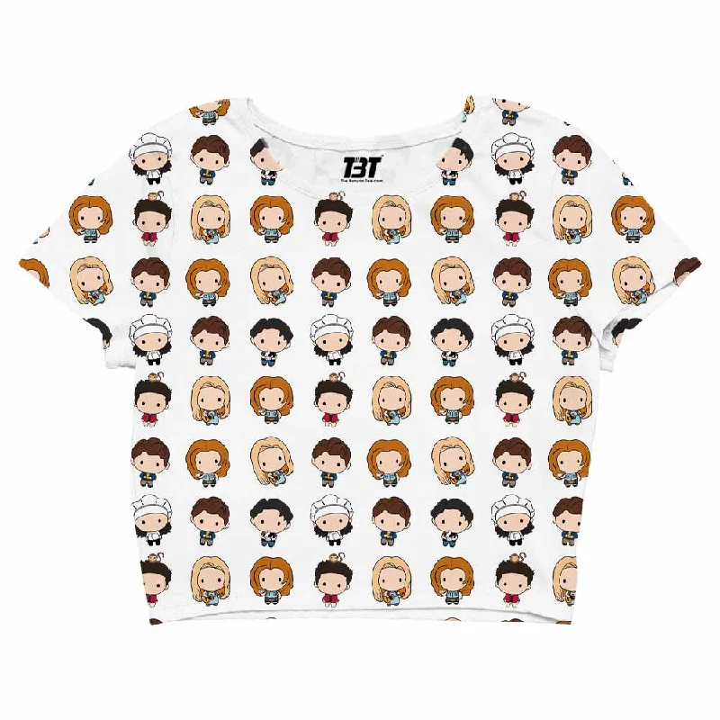 Savings Bonanza Friends AOP Crop Top - Characters