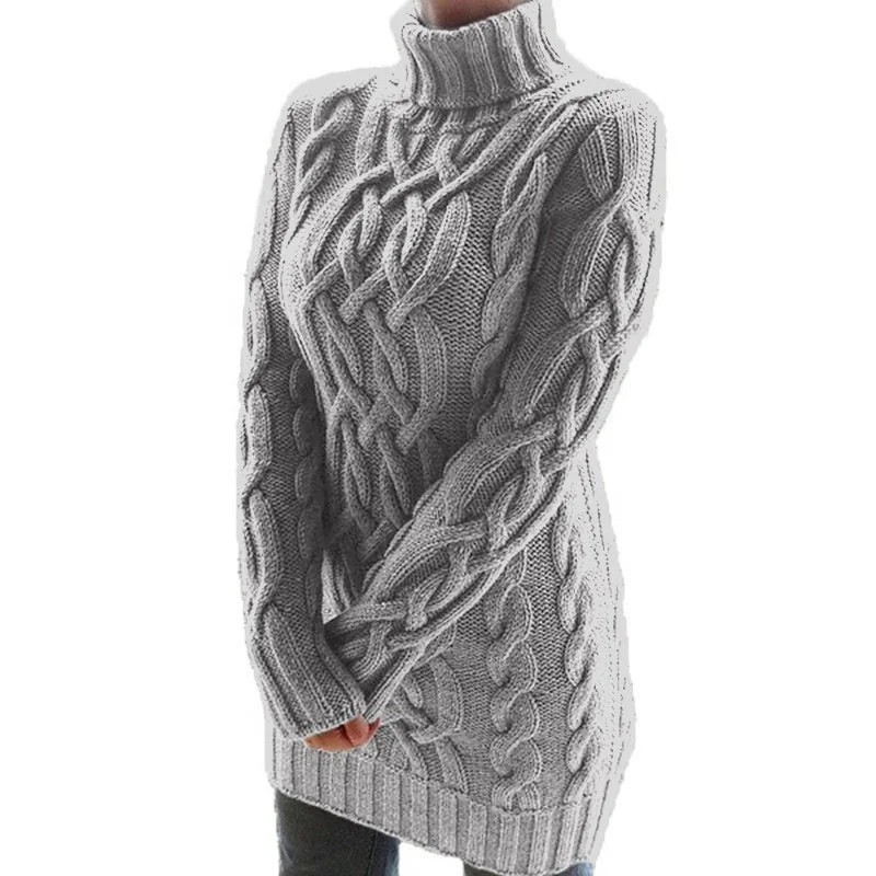 Weekend Discounts to Snag Sweater Female Euramerican Autumn And Winter Is Thickened Dress Of Thick Thread Twist Two Lapels Restoring Ancient