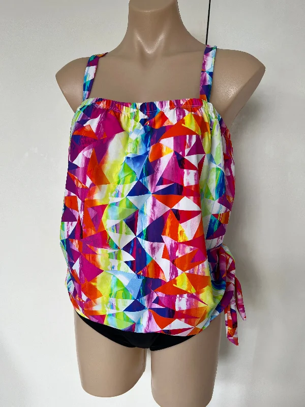 Price Slash Ocean Curl - Tankini Dee - Triangle Print