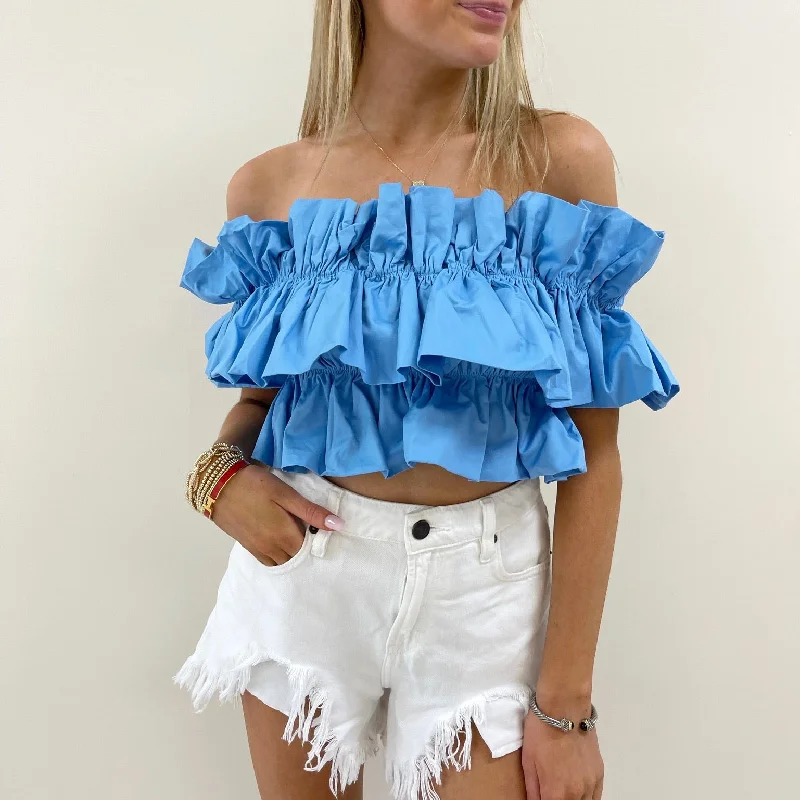 Super Sale Remington Ruffle Top