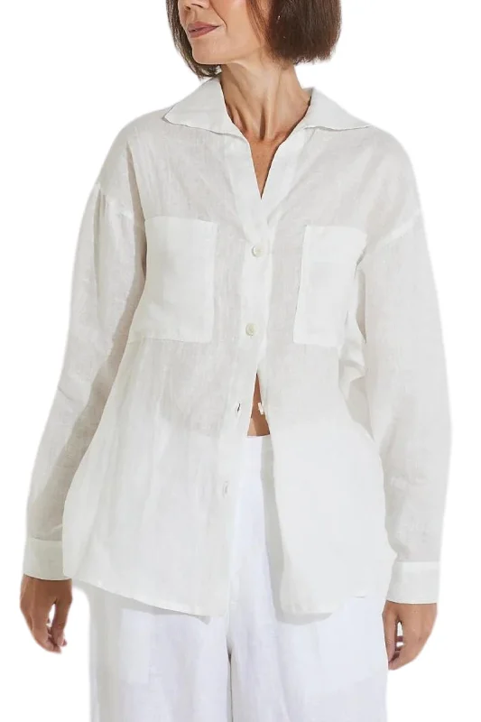 Take Action FRANCESCA LINEN SHIRT - SF-SIG-TP002