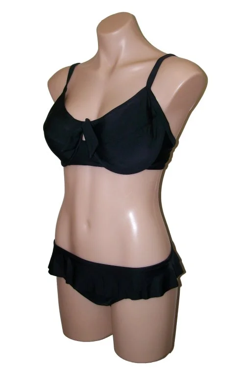 Today's Deal Ocean Curl - Laine Bikini Top - Black