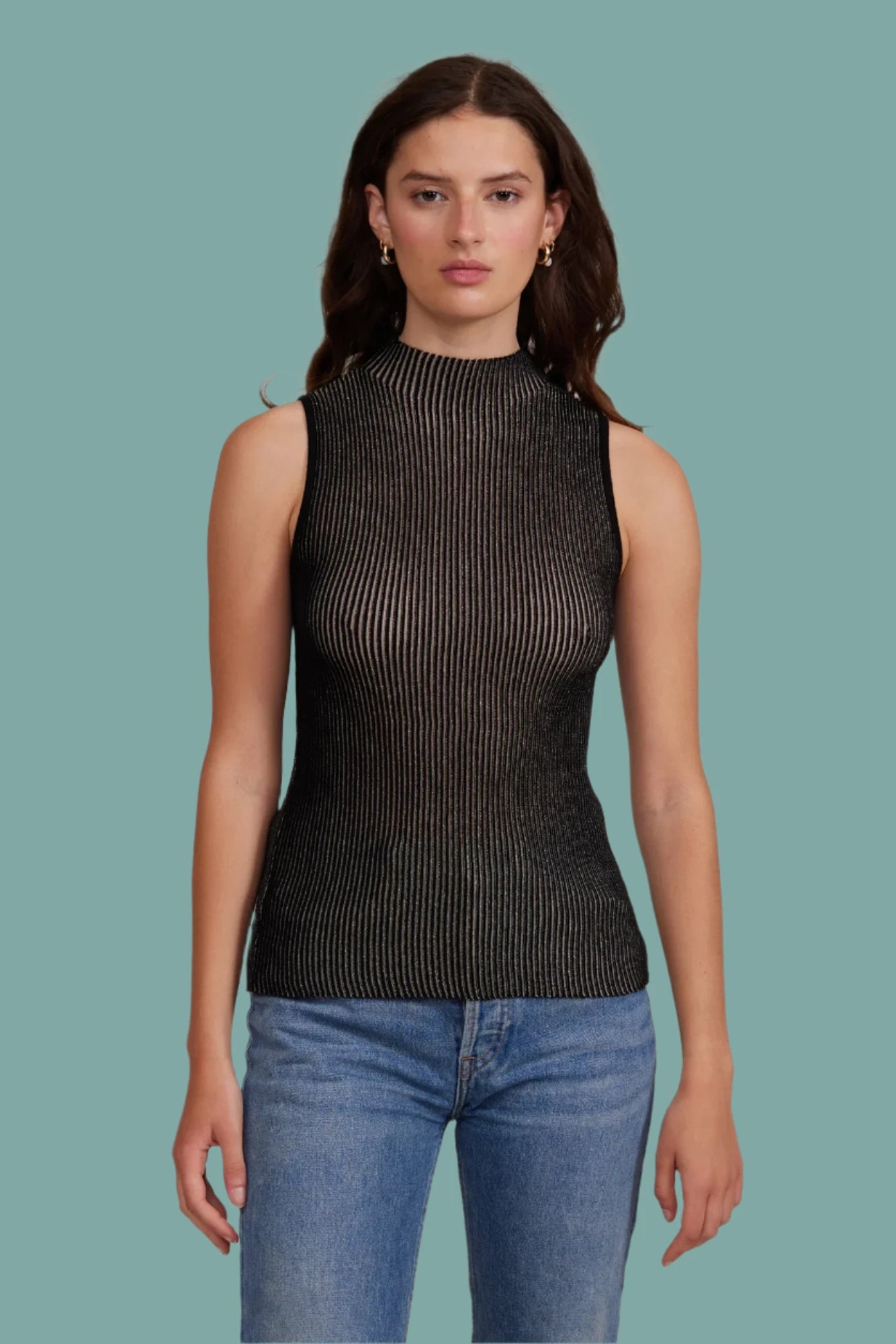 Best Bargains Gyda Mock Neck Top