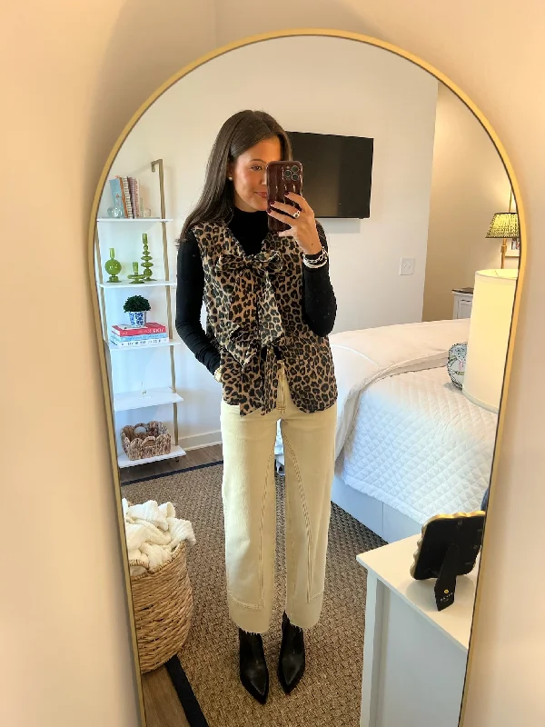 Massive Deal Melrose Vest - Leopard