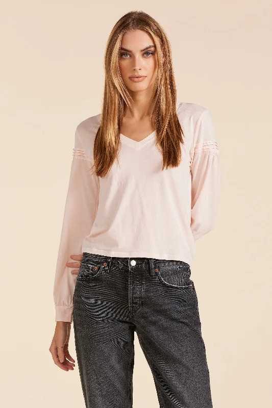 Friends and Family Sale PINTUCK DETAIL TEE