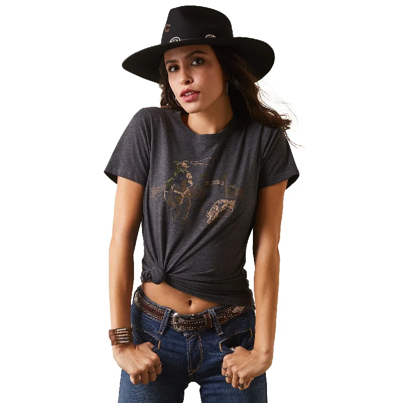 Savings Galore Women's Ariat Rodeo Stitches T-Shirt #10044617