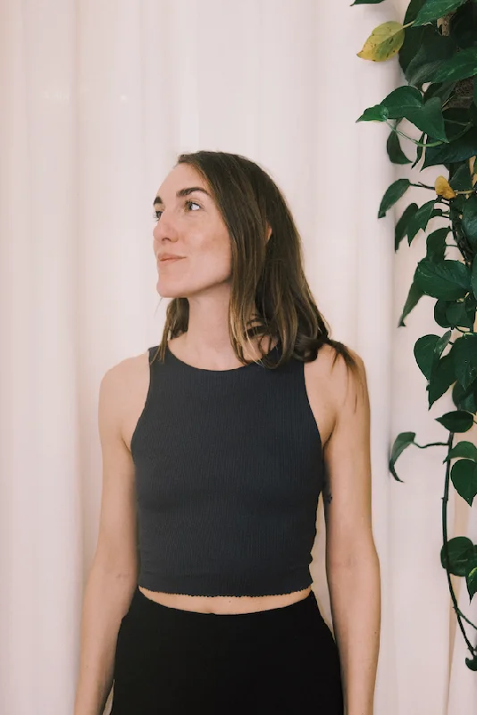 Value Deals crop top - aria - anthracite
