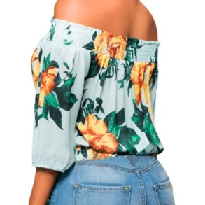 PALE GREEN W/ GOLD FLOWERS