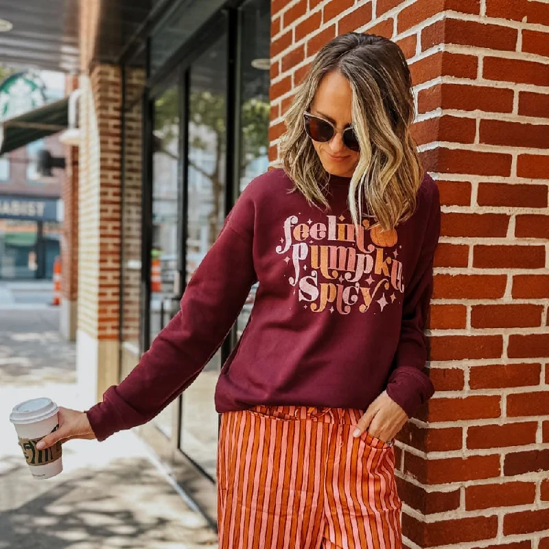 Deal Dash Feelin' Pumpkin Spicy Sweatshirt