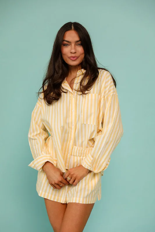 Weekend Sale: Don't Miss Out Malibu Top -Lemon