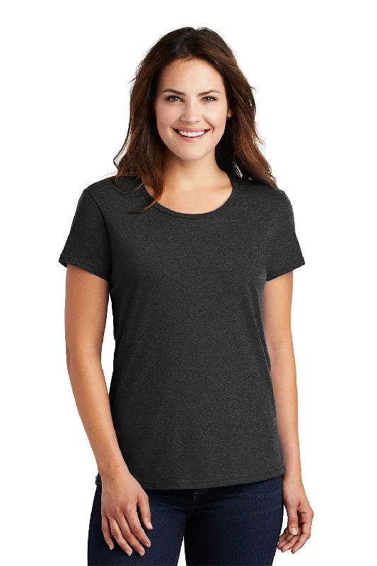 Holiday Sale Gildan Womens Short Sleeve Crewneck T-Shirt - Heather Dark Grey