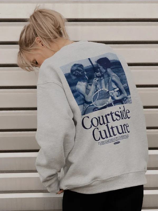 YEAR-End Sale Courtside Culture Heavy Oversize Sweatshirt