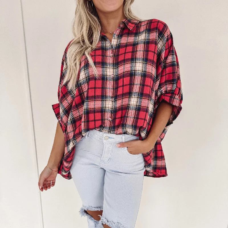 Weekend Offers That Delight Sarah Flannel Top