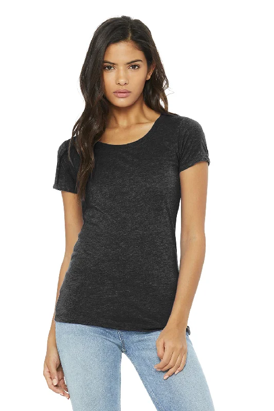 Extra Savings Bella + Canvas Womens Short Sleeve Crewneck T-Shirt - Charcoal Black