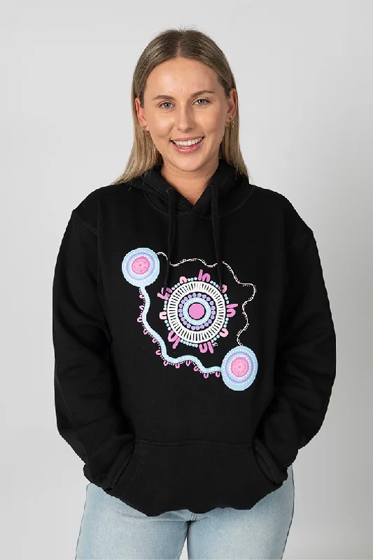 Today’s Special A Woman's Connection Black Premium Cotton Blend Unisex Hoodie