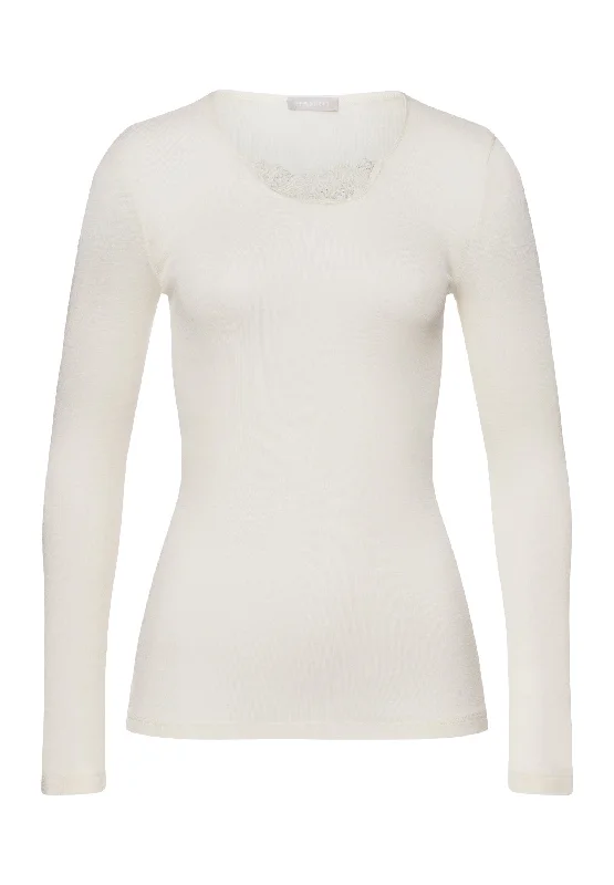 Act Fast Woolen Silk W Wool And Silk Top With Embroidery | Cygne 71522-795