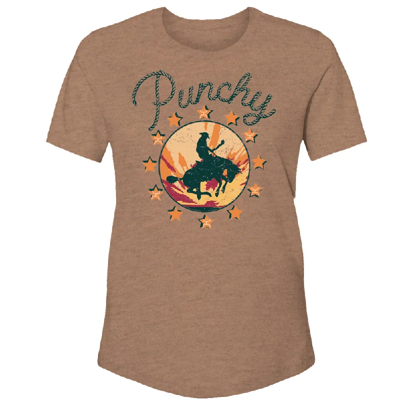 Buy Now "Punchy" Light Brown Heather w/ Tan & Brown T-shirt