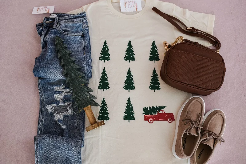 Price Drop Christmas Truck Graphic Tee