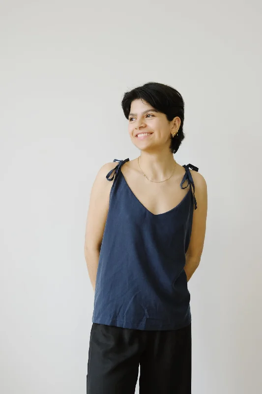 Instant Savings tank top - maple - navy