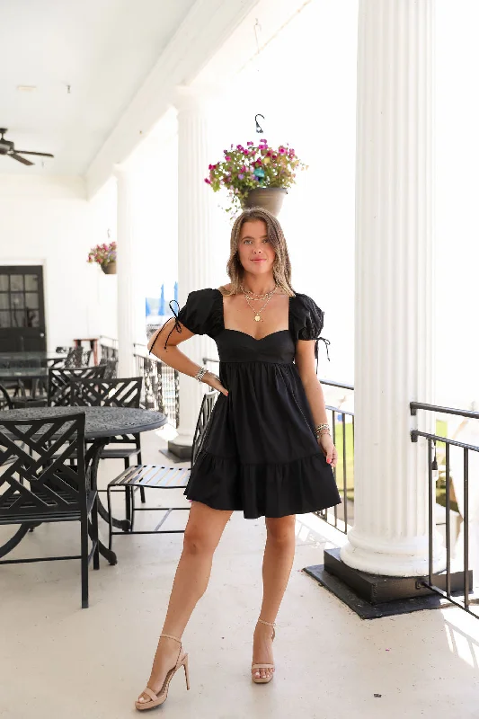 Final Markdown Marley Baby Doll Dress - Black