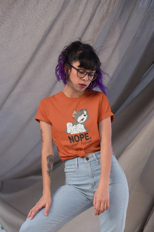 Deep Discounts Nope Not Today - HALF-SLEEVE T-SHIRTS