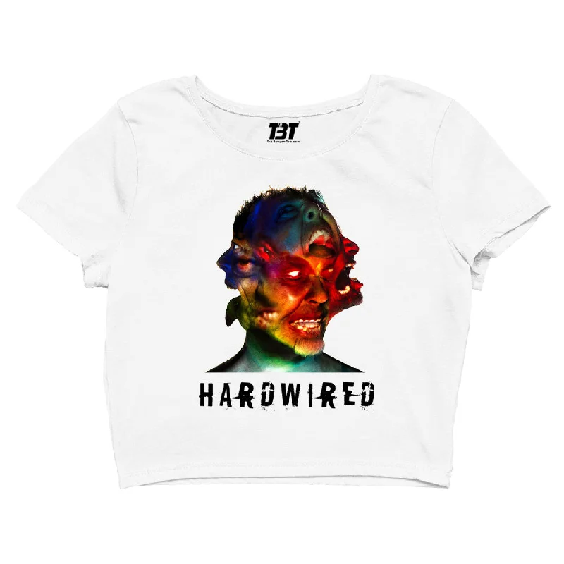 Lowest Price Metallica Crop Top - Hardwired