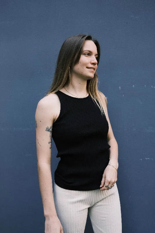Fantastic Offers cotton tank top - ammer - black