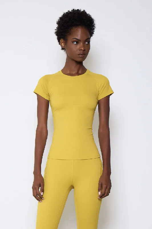 Bargain Alert ESSENTIAL CREWNECK TOP-CITRON