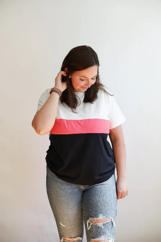 White/Vibrant Pink/Navy - LAST CHANCE