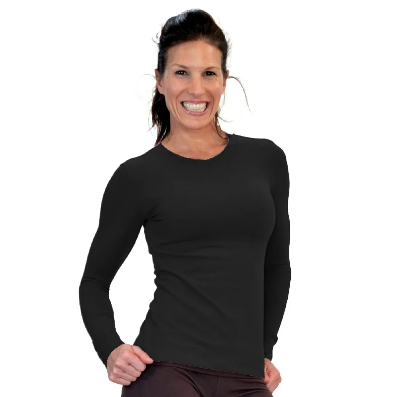 Weekend Bargains to Snag One Step Ahead Brushed Supplex V Neck Long Sleeve Top 2015