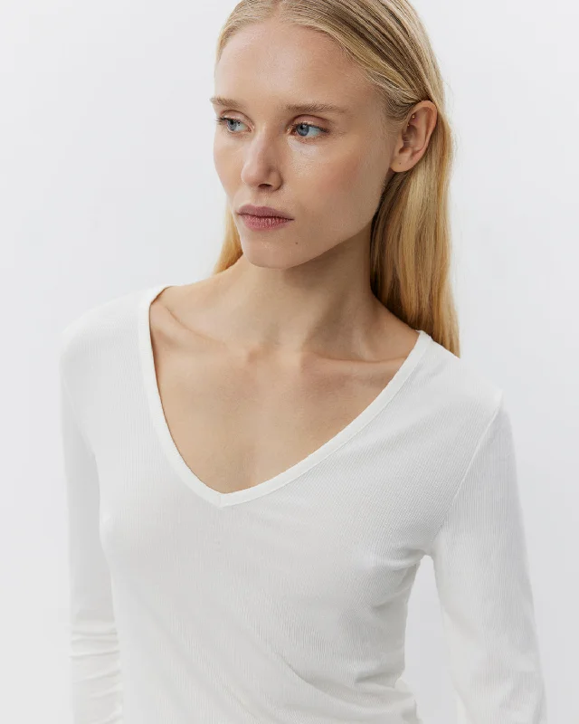 Grand Opening Sale SALLYSW T-SHIRT LONG SLEEVE - White