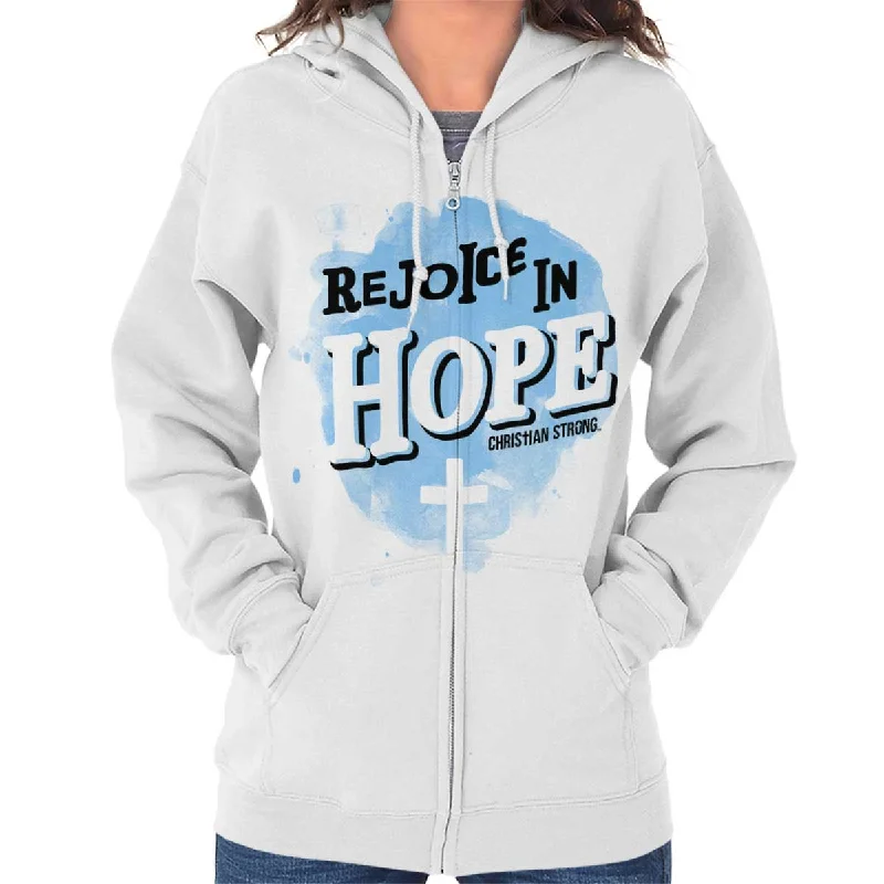 Amazing Value Rejoice in Hope Zip Hoodie