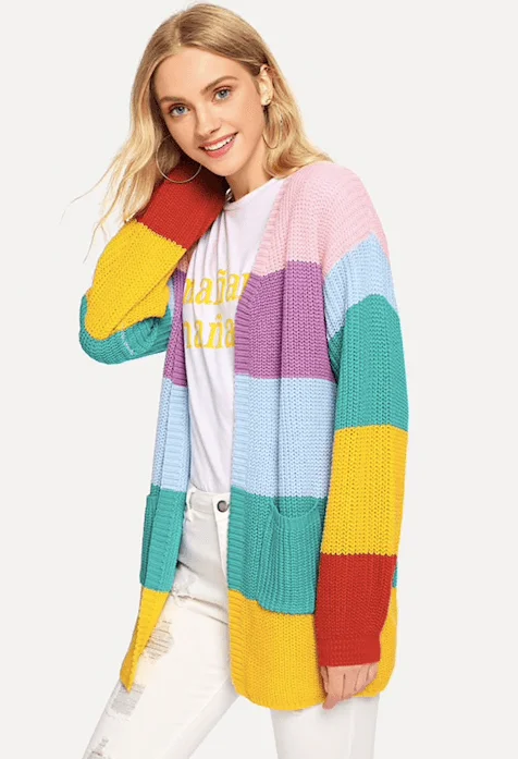 Exclusive Offers IT’S A COLORFUL WORLD CARDIGAN