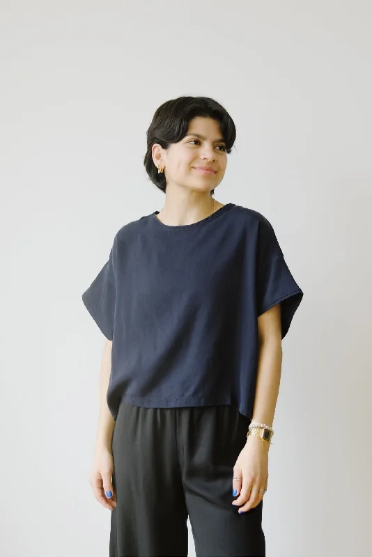 Flash Sale top - laura - dark ocean
