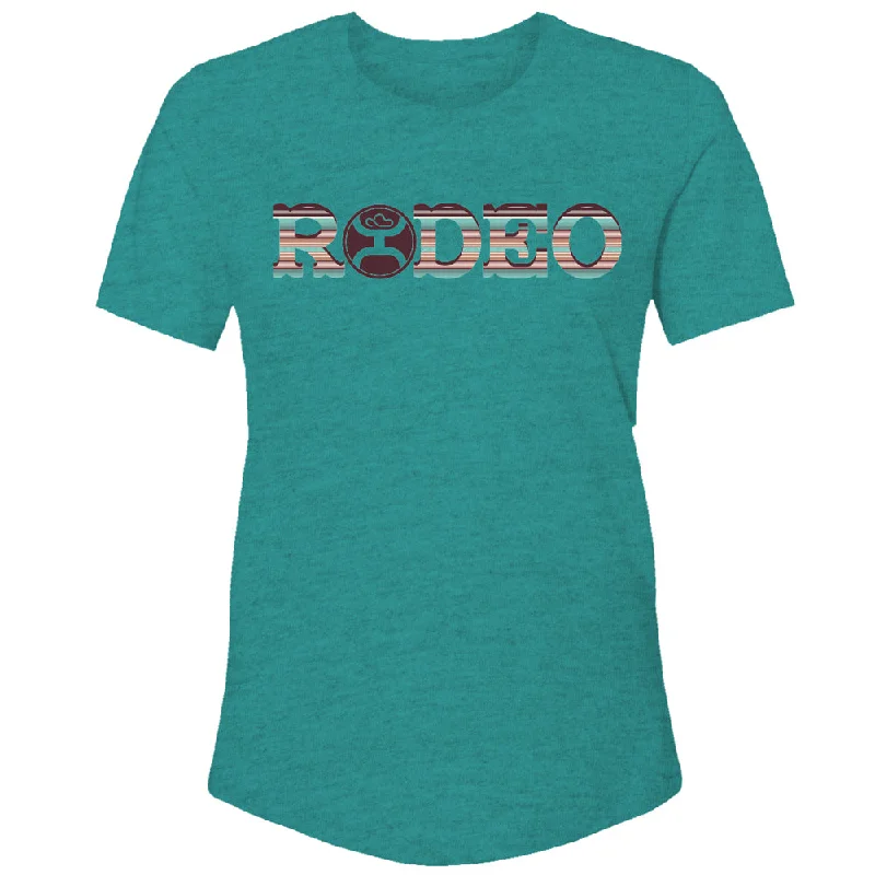 Amazing Deals "Rodeo" Teal Heather w/ Serape T-shirt
