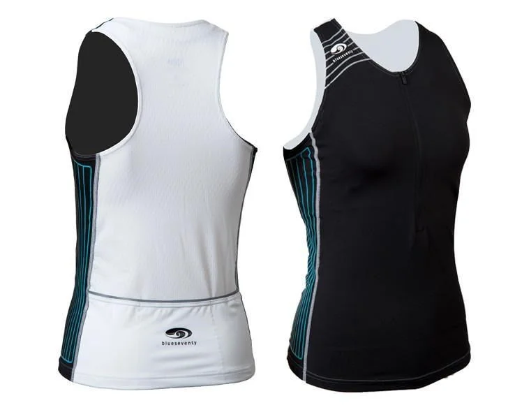 Value Deals TX2000 WOMENS TRI TANKINI BLK/TEAL