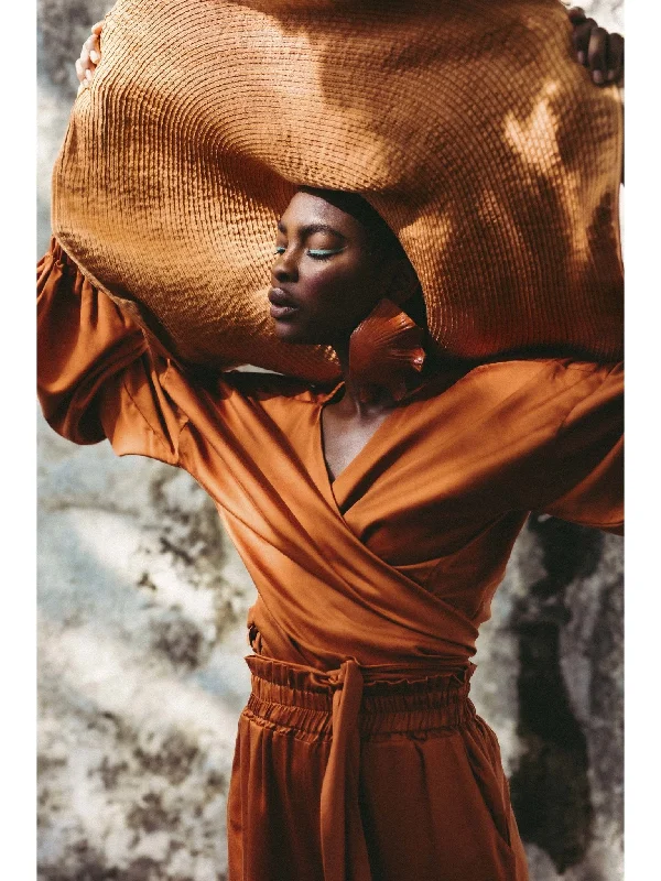 Weekend Deal Sustainable Aida Top - Solid Rust