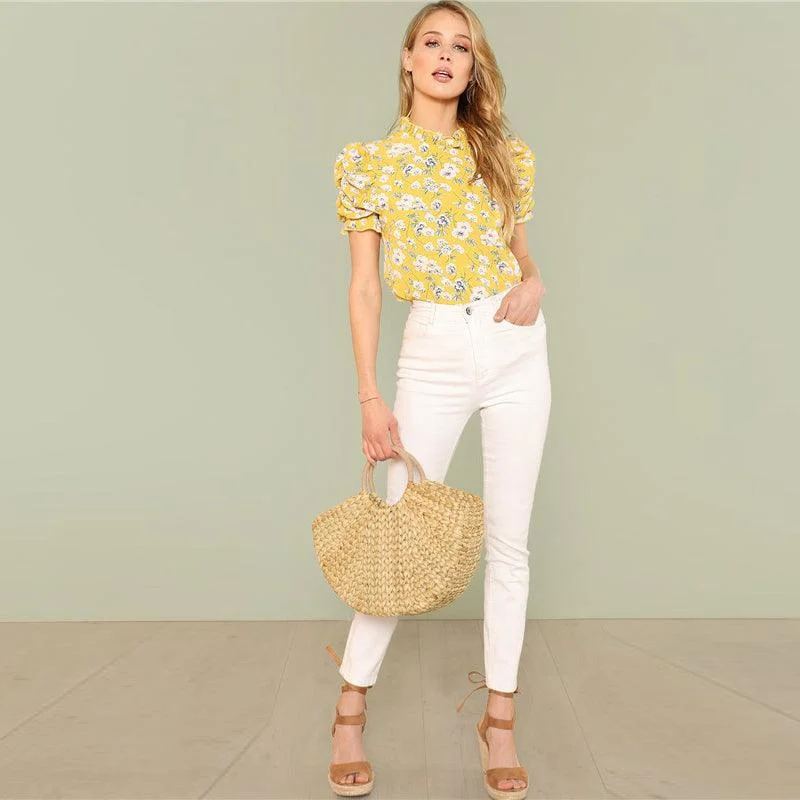Super Bargain WYNNIE’S WILDFLOWER DELIGHT TOP