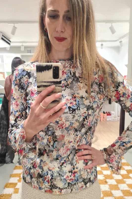 Final Sale Roxanne Flower Top