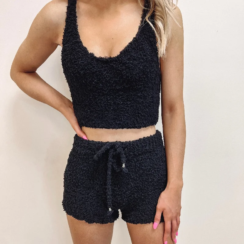 Weekend Deals That Amaze Comfy Lounge Tank - Black