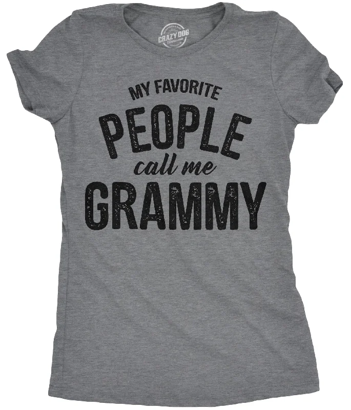 Mega Deal My Favorite People Call Me Grammy Women's T Shirt