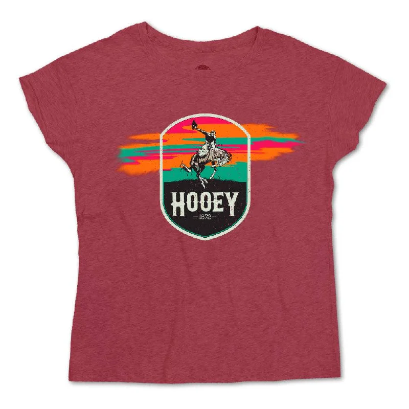 Quick Deals "Cheyenne" Red T-Shirt w/Multi Color Logo