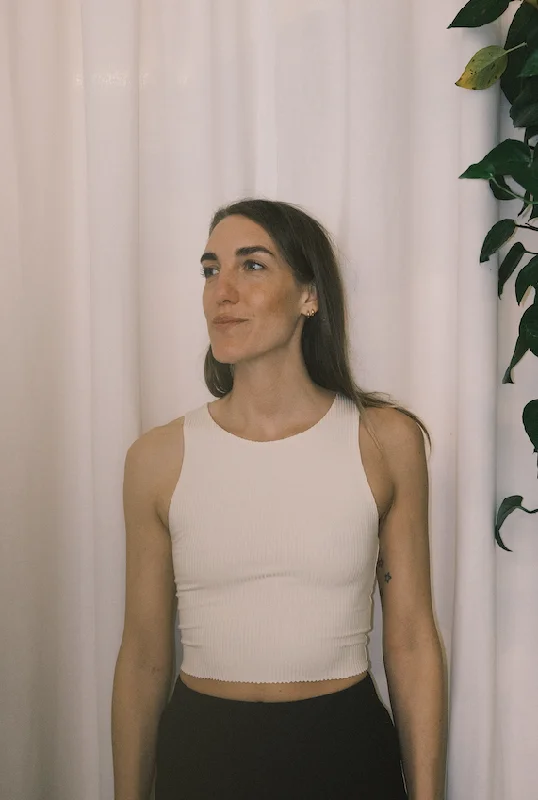 Super Deal crop top - aria - creme