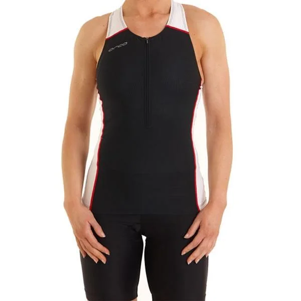 Steals and Deals 226 SUPPORT SINGLET 2012 WOMENS ORCA - BLACK/ WHITE