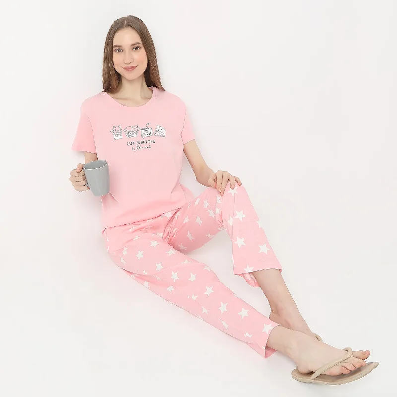 Weekend Savings Fiesta Animal Print Straight Lounge T-Shirt