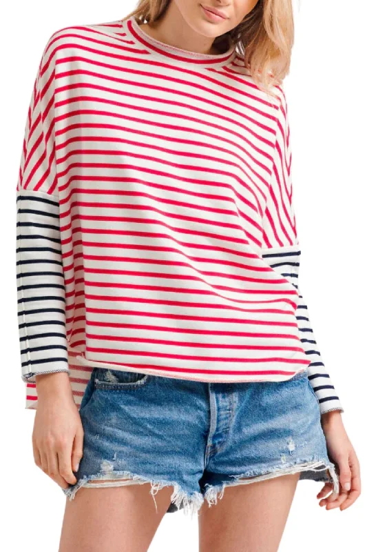 Weekend Offers You Can't Ignore RAW STRIPE SWEAT - R/LSS/ST