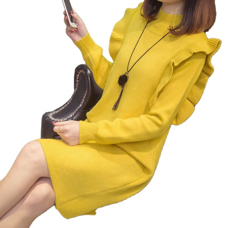 Weekend Discounts to Indulge In Fashionable Office Lady Long Sleeve Crew Neck Custom Fit Pregnant Women Sweater Weekend Discounts to Indulge In Fashionable Office Lady Long Sleeve Crew Neck Custom Fit Pregnant Women Sweater