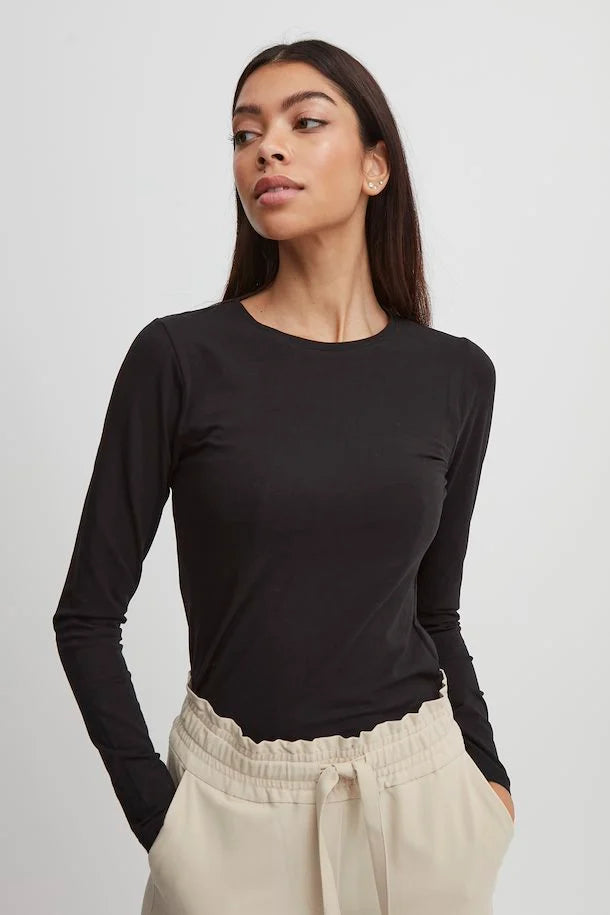 Weekend Specials to Delight B.Young Pamila Long Sleeve T-Shirt